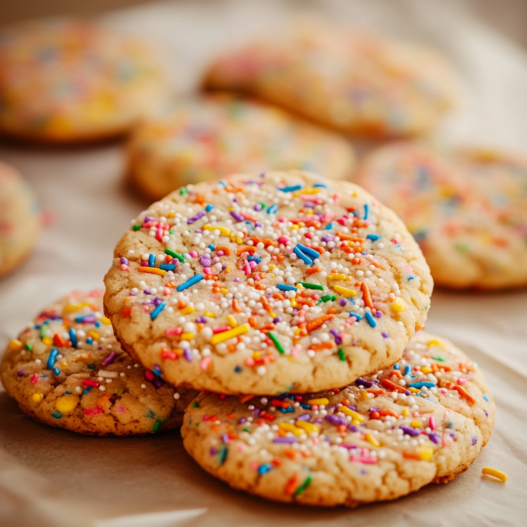 Easy Sprinkle Cookies Recipe