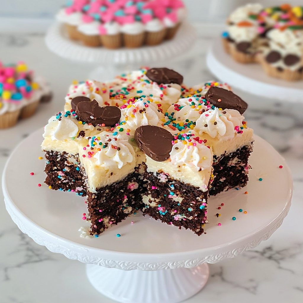 Birthday Sprinkle Celebration Brookies