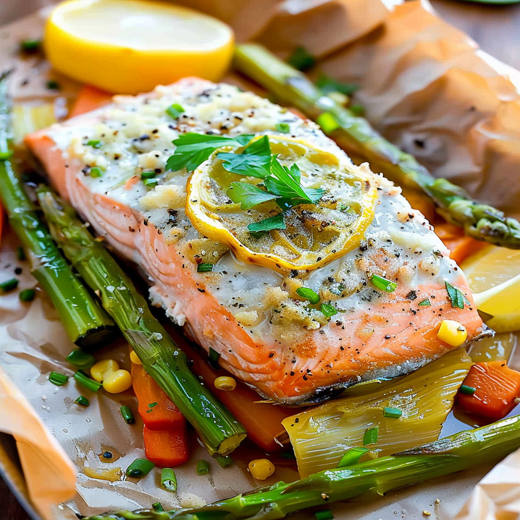 Salmon En Papillote With Vegetables salmon-en-papillote-with-vegetables