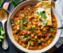 Cozy Garlic & Chickpea Lentil Stew Recipe to Savor