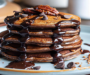 Indulge in Fluffy Chocolate Pancakes – Breakfast Bliss!
