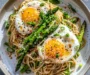 Warm Sesame Noodles with Asparagus and Fried Eggs: Cozy D…