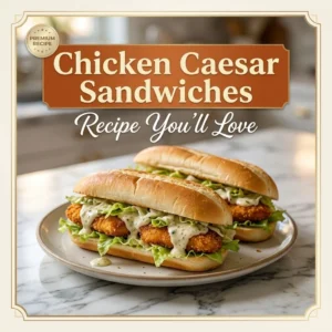Chicken Caesar Sandwiches Recipe You’ll Love