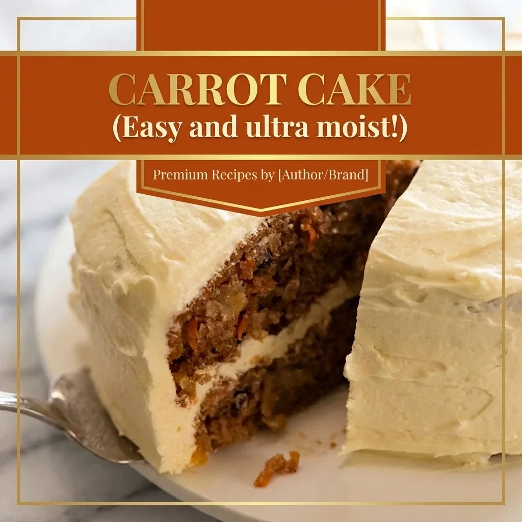 Carrot Cake (Easy and ultra moist!)