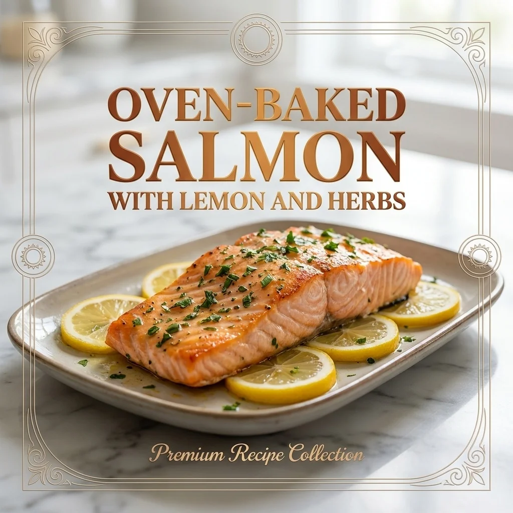 Oven-Baked Salmon with Lemon and Herbs