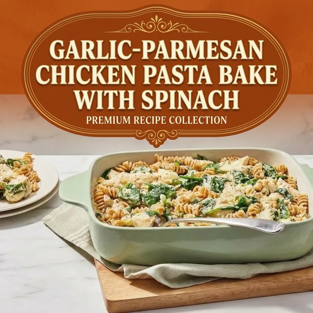Garlic-Parmesan Chicken Pasta Bake