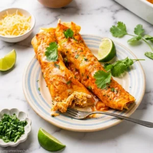 High Protein Chicken Enchiladas (30