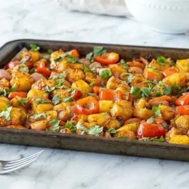 Sheet Pan Hawaiian Chicken: Sweet & Savory Delight