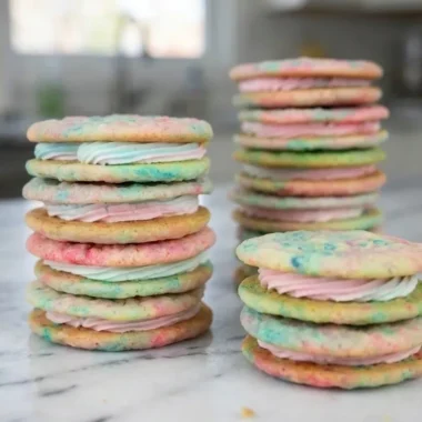 Cotton Candy Cookies: Whimsical Cookie Sandwiches to Try