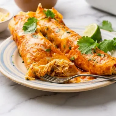 High Protein Chicken Enchiladas (30-minute) - Quick & Tasty