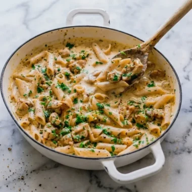 One Pot Chicken Alfredo Pasta: Effortless Comfort Meal