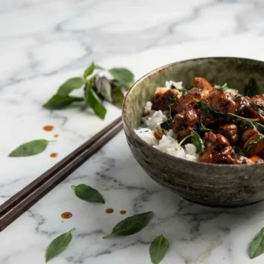Taiwanese Three Cup Chicken