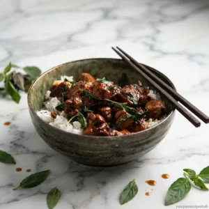 Taiwanese Three Cup Chicken