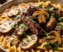 Classic Creamy Beef Stroganoff