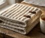 Chunky Ribbed Crochet Cowl Scarf
