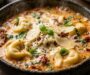 One-Pot Creamy Tomato Basil Tortellini Soup (25 Minutes)