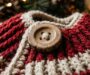 Rustic Farmhouse Crochet Christmas Tree Skirt