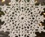 Easy Crochet Snowflake Ornaments (Free Pattern & Stiffening Guide)