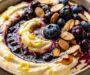 5-Minute Whipped Lemon Blueberry Cottage Cheese Bowl (High Protein)