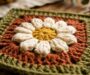 Retro Daisy Granny Square Tote Bag (Free Easy Pattern)